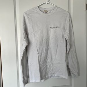 Museum of peace and quiet white long sleeve